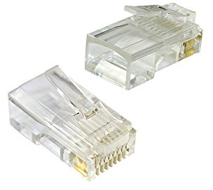 PNI CAT5 Stecker, RJ45 Stecker für UTP CAT5 Netzwerkkabel, 10 Stück