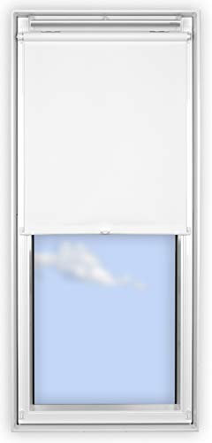 EFIXS Hitzeschutz-Rollo für Velux Kunststoff Dachfenster, garantiert ohne Bohren, Größe FK06, Typ GGU, GGL, GPU, GPL, GTU, GTL, GXU, GXL