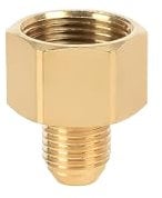 Connecteur pour nettoyeur haute pression 22 mm femelle vers 14 mm mâle raccord de tuyau à vis en laiton (lot de 1)