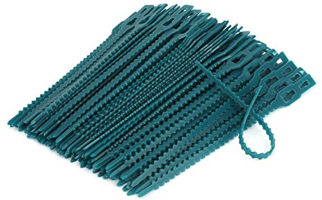 KINGLAKE 13 cm Adjustable Plant Ties 200 Pcs, Flexible Plant Cable Ties Plastic Garden Ties for Plant Support