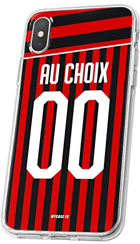 MYCASEFC Coque Foot Milan AC Huawei P20 Lite Coque Football Personnalisable en Silicone. Housse de Smartphone personnalisée et fabriquée en France en TPU