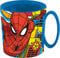 2656; Taza microondas Spiderman; capacidad 350 ml; producto de plástico; No BPA