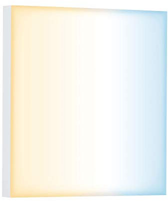 Paulmann 79824 LED Panel Velora eckig incl. 1x8,5 Watt dimmbar Deckenlampe Weiß matt Lichtpanel Metall Deckenlicht 2700 K