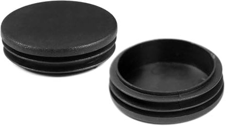 MroMax 2pcs 100mm Cap End, Pipe Cap Round Ducting Cap Land Drain End Cap, Blanking Cap for Soil Pipe