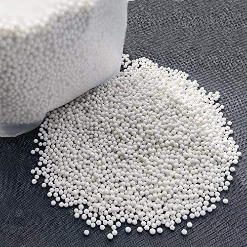 Tonmp 5 LBS 1/5 (3 mm) Round Ceramic Media for Rock Tumbling – 5 lb Ceramic Pellets, Tumbling Media for Stone Polisher, Use with Rock Tumbler Grit, Protects Rocks, Reusable