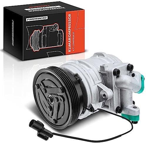 Frankberg Sistemi di condizionamento dell'aria Compressore aria condizionata con frizione Benzina Compatibile con i10 PA Picanto SA Replace# 8FK351340141, compreso l'olio preconfezionato