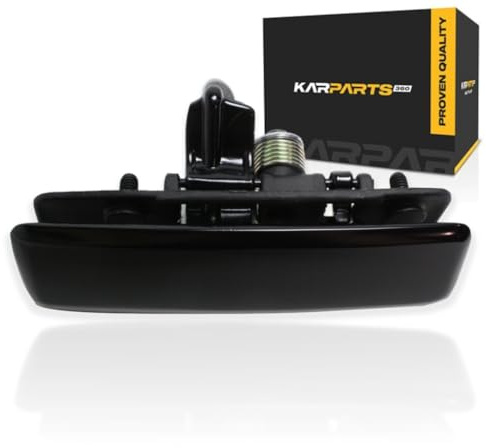 for Chevy Astro Exterior Door Handle Front Driver Side Smooth Black 1985-2005 | Trim:All Submodels