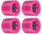 PATIKIL 4 Stück 60mm Longboards Rollen mit Lager ABEC-9 Skateboard Rad Straße Rollen für Skateboards Cruiser Räder Ersatz 80A Rose Rot Schwarz