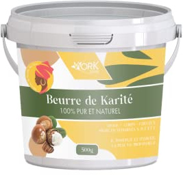 WORKDERM | Sheabutter – 100 % rein und natürlich – ohne Zusatzstoffe – unraffiniert (500 g) Klasse A, Kaltpressextraktion