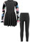 Manyakai Kids Girls Rash Guard Swimsuit UPF 50 Long Sleeve Swim Dress and Leggings Full Body Cover Beach Swimwear Black 11-12 Years