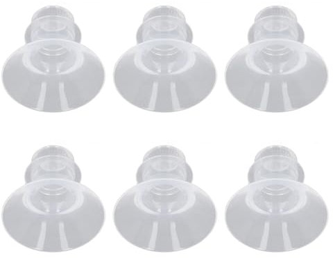 Pump Flange Insert, Flange Insert 6 Pieces Silicone Wearable (15MM)