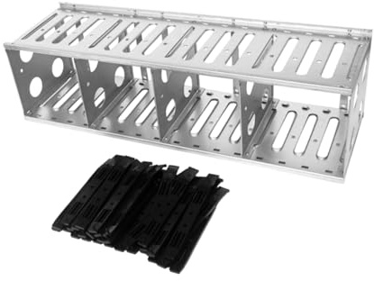 jojofuny 3 5 Zoll Ssd Festplattengehäuse Montagehalterung Hdd Case 12/16 Bay Stoßfestes Erweiterungsrack
