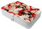 Exquisite Schmuckschatulle, tragbar mit niedlichen japanischen Puppen, Schmuck-Organizer aus PU-Leder für Frauen, Muttertagsgeschenk, Hochzeits-Souvenirs
