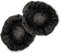 Katai - 125 Pack Disposable Microphone Cover in Black - Non-Woven Mic Foam Windscreen Covers for Home KTV, News Gathering and Karaoke