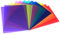 Gel A4 Transparente Farbfolien Set,12 Bunte Farben Tischfolie Farbig PVC Lichtdurchlässige Fensterfolie Lampenfolie Cellophanfolie für Bastelbedarf,Fotografie,Geschenkverpackung 29,7x21cm