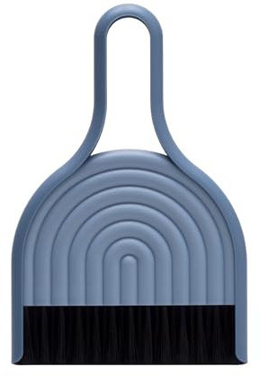 Peleg Design DustArch – Ensemble mini pelle et balai, petite pelle à poussière et balai avec charme moderne, ensemble balai et pelle à poussière pour la maison, le bureau et les voyages
