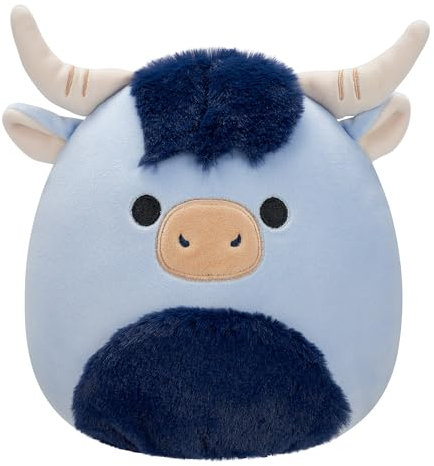 Squishmallows SQCR07630 - Toro die Blaue Hochlandkuh 19 cm, offizielles Plüsch, superweiches Kuscheltier