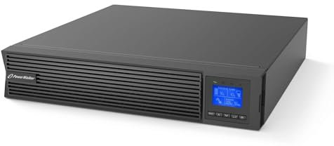 PowerWalker VFI 1000 ICR IoT 1000w Rackmount Uninterruptible Power Supply (8 Outlets IEC, Power Factor 1, Hot-Swap Batteries, OBM)