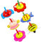 MOLUCKFU Holzspielzeug Gyroskop-Spielzeug Cartoon-kreisel Tisch-fidgets Dekompressions Und Kinder Langlebig Und Sicher