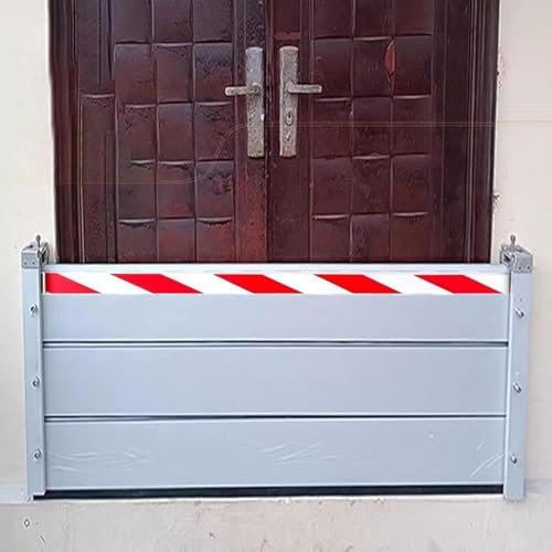 Paratia Antiallagamento Garage - H 20CM Alluminio Barriera Anti Allagamento Per Porta Protezione Dalle Inondazioni Per Garage, Fabbriche, Metropolitane, Ingressi E Uscite Residenziali(40x20cm)
