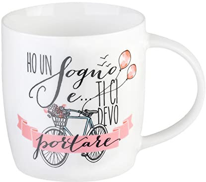 Legami Aphorism Tazza Buongiorno, Bone China, Multicolore, 9x9x8 cm