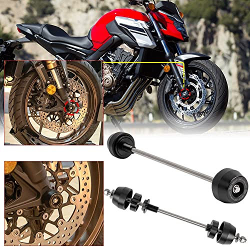 Lorababer Motorrad Vorderachse Gabel Crash Slider kompatibel mit H-onda CB650R CBR650R CB650F CBR650F 2014 2015 2016 2017 2018 2019 2020 2020 Motorrad Radschutz