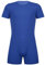 YiZYiF Herren Männer Overall Kurzarm Bodysuit Kurze Jumpsuit Stretch Sport Body Lauf Fitness Unterhemd Shirt Sportwear Unterwäsche Blau XXL