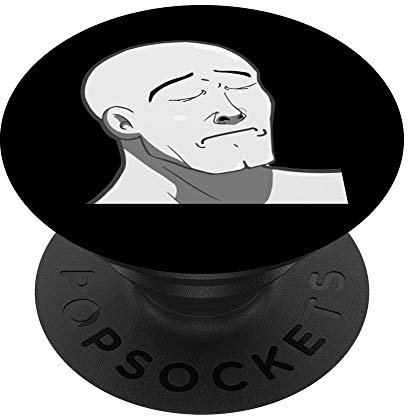 Nujak Sniff Meme Fartposting Brap PopSockets PopGrip: Ausziehbarer Sockel und Griff für Handys/Tablets mit Tauschbarem Top