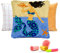 ROCKY&CHAO Knüpfkissen-Set zum Selbermachen, Meerjungfrau, 43 x 43 cm, Hunde am Strand, vorgedruckte Leinwand-Kissenbezug, Stickset, DIY, Basteln, Teppich, Handarbeit, Heimdekoration für Anfänger,