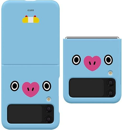 BT21 Face Type Slim Hard Kompatibel mit Galaxy Z Flip 4 5G (2022) Hülle (MANG)