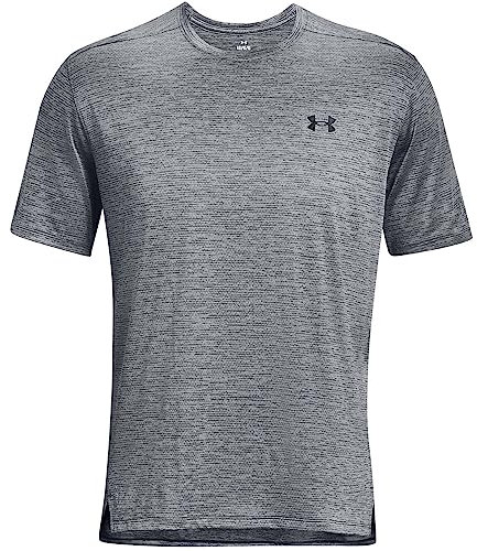 Under Armour Mens 1376791-012 UA Tech Vent SS, Pitch Gray 1376791-012 MD