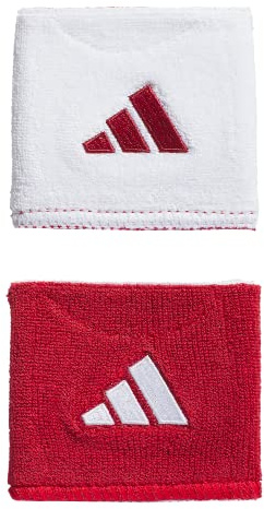 Adidas Interval Reversible Wristband, Team Power Red/White/2, One Size