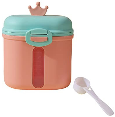 Milchpulver Portionierer Baby,Milchpulver Aufbewahrungsbox,Tragbare Baby Milchpulver Container,Milch Pulver Spender,Milchpulver Box,Milchpulver Dose Baby,Luftdichter Milchpulver-Behälter für Reisen