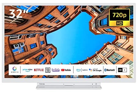 Toshiba 32WK3C64DAY/2 32 Zoll Fernseher/Smart TV (HD Ready, HDR, Alexa Built-In, Triple-Tuner, Bluetooth) - Inkl. 6 Monate HD+ [2023]