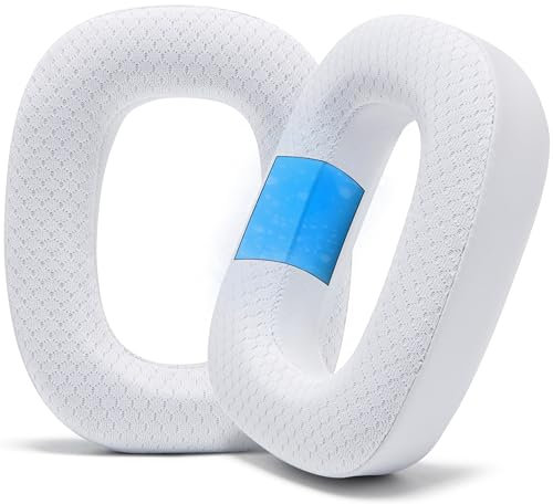 WC Freeze A30 – kühlende Gel-Ohrpolster, kompatibel mit Logitech Astro A30 Kopfhörern von Wicked Cushions – erhöhen Komfort, Haltbarkeit, Dicke und Schallisolierung | White