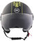 BHR Casco Demi-Jet 835 SPECIAL - Casco Scooter Omologato ECE 22.06 con Visiera a Occhiale Antigraffio - Sgancio Micrometrico e Guanciali Removibili - Cool Black L