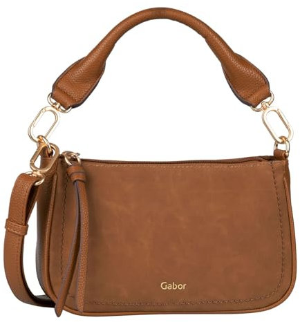 Gabor bags Lemonie Damen Umhängetasche Crossbody Bag Klein Cognac Braun