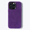 ALTRAALMA Alcantara Handytasche für iPhone 15 Serie, Kompatibel mit Magsafe Wireless Charging, Alcantara Full-Wrap Handytasche (iPhone15 Pro Max, Indigo)