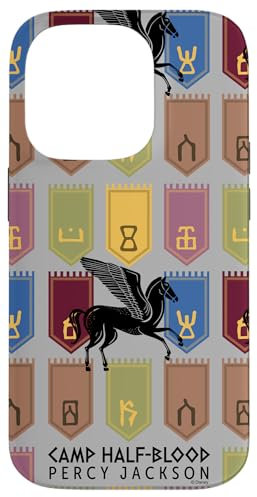 Hülle für iPhone 14 Pro Disney Percy Jackson and the Olympians Half-Blood Cabins