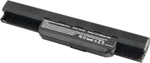 JCEQNVWL 10.8V 5200mAh Laptop Battery Compatiblefor ASUS A31-K53 A32-K53 A32-K53S A41-K53 A42-K53