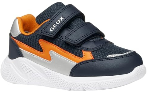 Geox Baby B SPRINTYE Boy Sneakers Navy/ORANGE 26_EU