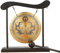 Mini Gong, Gong Instrument, 4,7 Zoll chinesisches Gong mit Stand & Beschläger traditioneller Percussion Kupfer Feng Shui Gong für Wohnkultur, Musikinstrumente