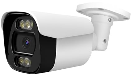 Voniviewse Caméra de vidéosurveillance 1080p (hybride 4 en 1 HD-CVI/TVI/AHD/960H analogique CVBS) pour extérieur et intérieur, 6 LED infrarouges, ICR, objectif 2,8 mm, grand angle 105°, boîtier