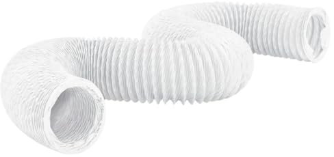 Gecheer Abluftschlauch Flexibel Klimaschlauch Flexschlauch Schlauch für Klimaanlage Trockner Abzugshaube Wäschetrockner PVC 6 m Ø20 cm