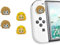 MMEGaming Tapas de Joystick compatibles con Nintendo Switch 1, Tapas para Pulgar para Nintendo Switch, Grip Compatible Switch - Switch Lite - Switch OLED, Accesorios Switch (Link)