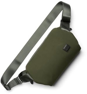Bellroy Classic Sling (alltagstaugliche, minimalistische 5-Liter-Crossbody Tasche mit interner Organisation, verstellbarem Kreuzgurt und Autokompressionssystem) - Olive