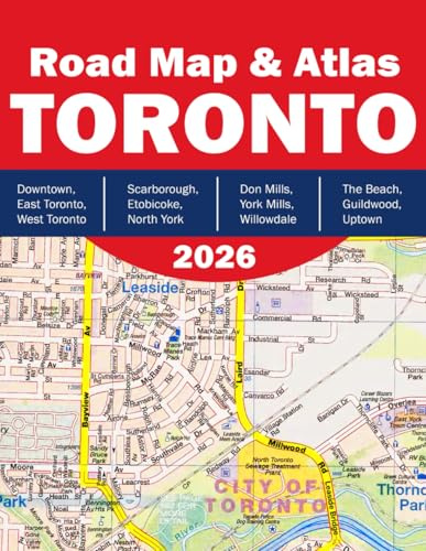 Toronto Road Map - Toronto Road Atlas - Road Map of Toronto Ontario Canada