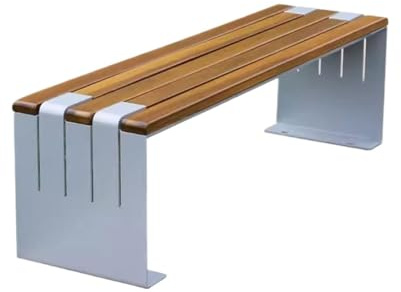 VEXDOSLE Außenbänke Freizeitstuhl, Doppelhocker, Rückenlehne, Bank, Gemeinschafts-Außenbank(A 150CM)