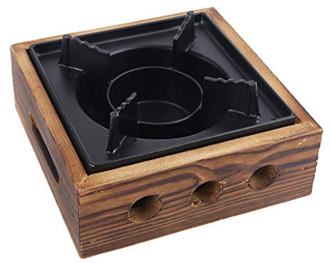 Estufa portátil para una persona, horno de cocina para barbacoa al aire libre, barbacoa, madera y hierro