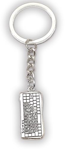 Zynara Tastatur Glücksbringer Schlüsselanhänger für Programmierer Geschenk | Auto Schlüsselanhänger, Glücksbringer Geschenke für Ingenieure und Gamer, Geschenk zur Einschulung für Frauen